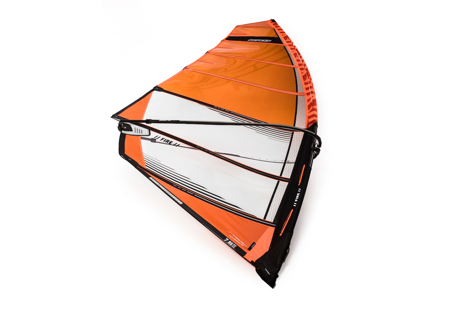 nastrojena plachta fire orange y25 rrd windsurfing karlin druha strana